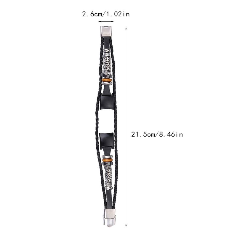 Dây đeo tay bện phối chốt kim loại cho đồng hồ Huawei Honor 5/4