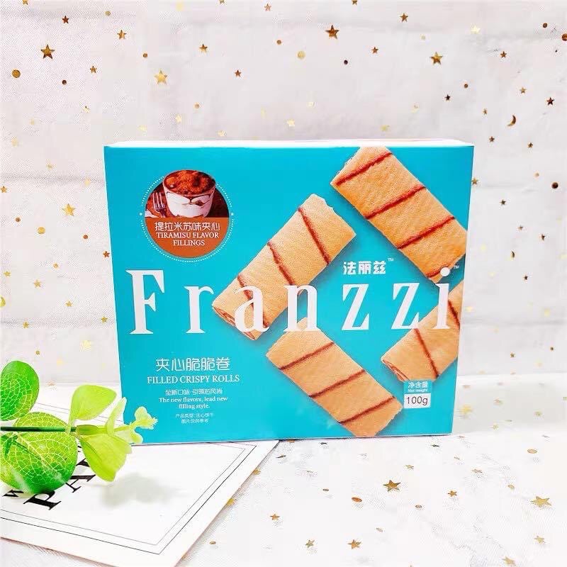 Bánh quy cao cấp franzzi hộp 100gram sẵn 4 vị !