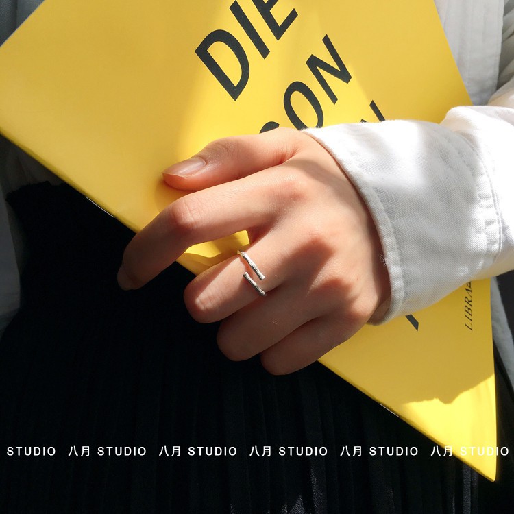 Nhẫn thiết kế kiểu dáng đơn giản phong cách Hàn Quốc B74