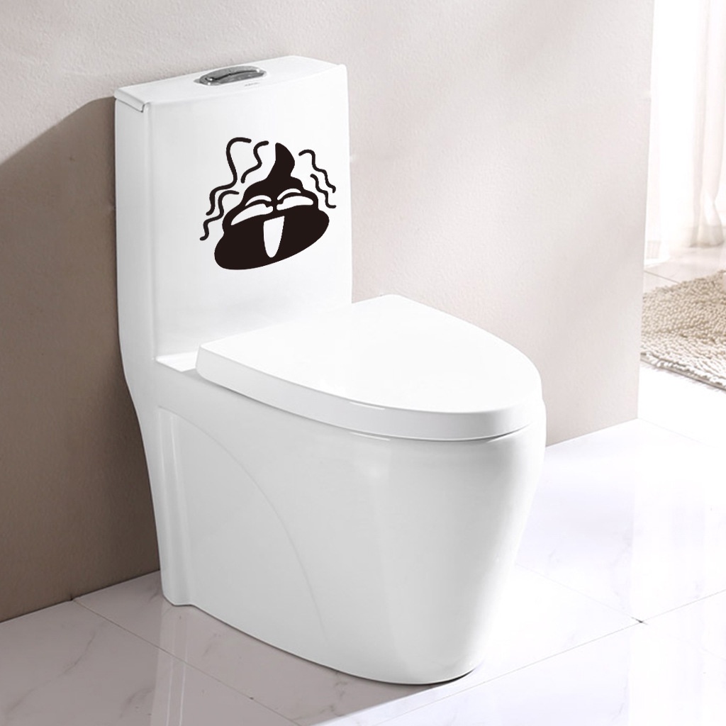 Hình dán decal trang trí toilet, bồn cầu, nhà vệ sinh chống thấm nước họa tiết siêu dễ thương