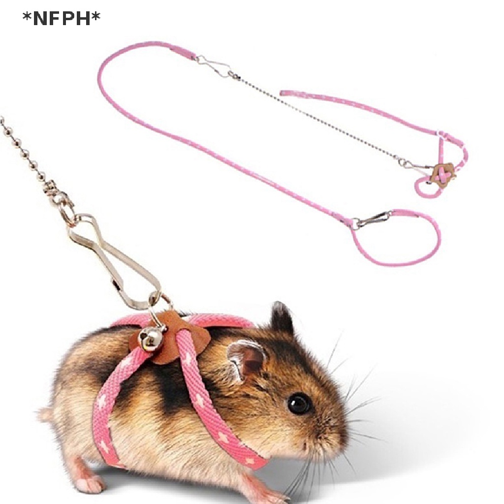 Bộ Dây Dắt Chuột Hamster Đi Dạo Có Thể Điều Chỉnh Kích Thước