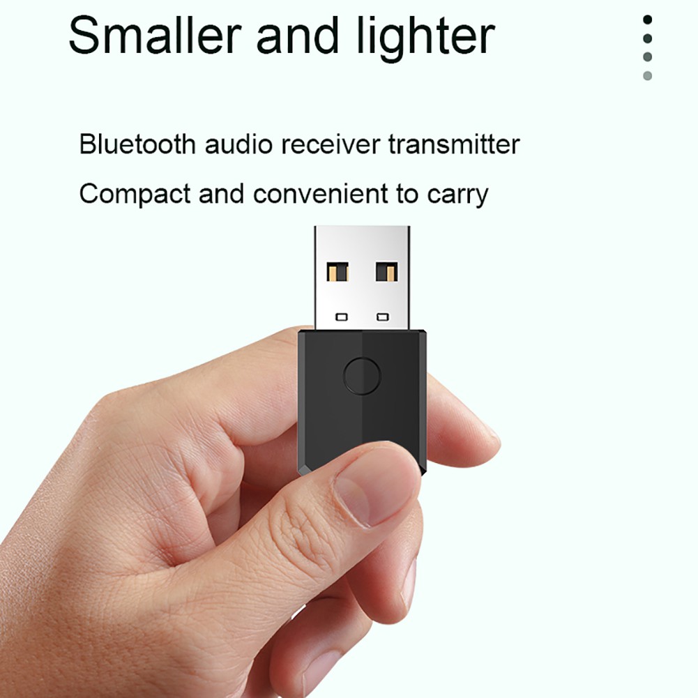 Usb Bluetooth 5.0 Truyền Tín Hiệu Âm Thanh Cho Tv Xe Hơi