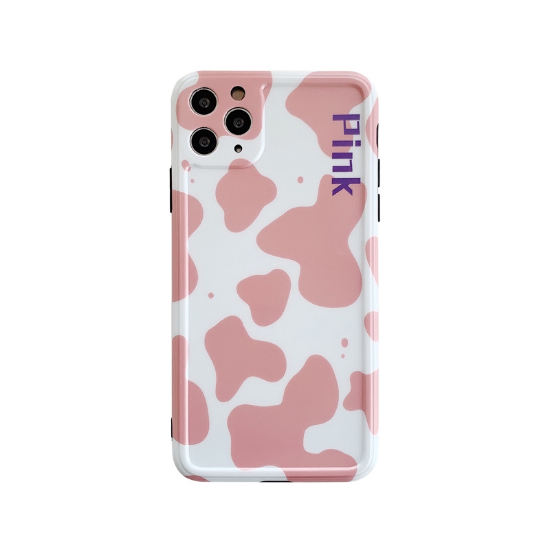 Ốp điện thoại mềm in họa tiết da bò cho iPhone 12 11 Pro MAX i7 i8 plus XR XS MAX SE 2020 | BigBuy360 - bigbuy360.vn