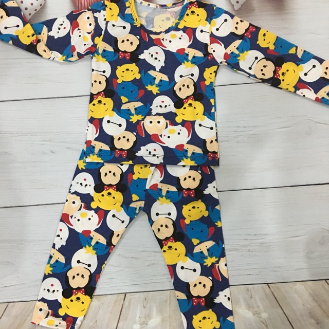 Combo 05 bộ cotton dài tay
