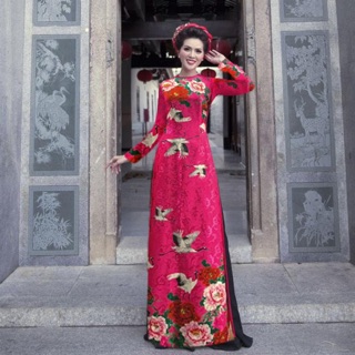 Áo dài 💃🏻 Gấm Xuân🌷 đón Tết siêu xinh💃🏻, ngọt ngào 🌸