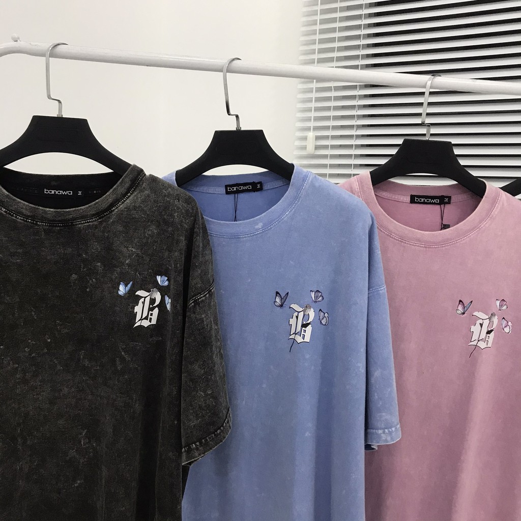 Áo Butterfly Wash - Hồng