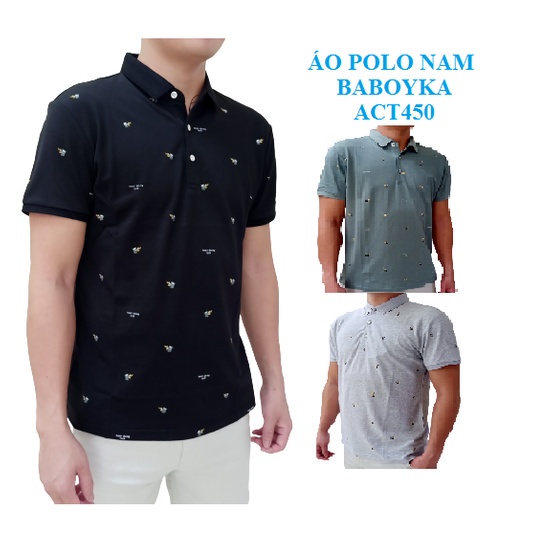 ÁO POLO NAM BABOYKA, ÁO CỔ TRỤ NAM BABOYKA [ACT450.2]