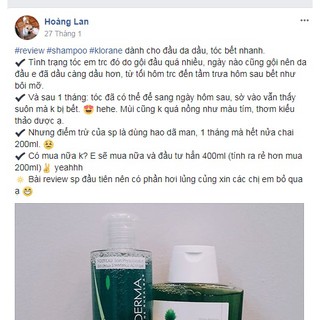 Dầu gội - Dầu xả Klorane chống rụng tóc