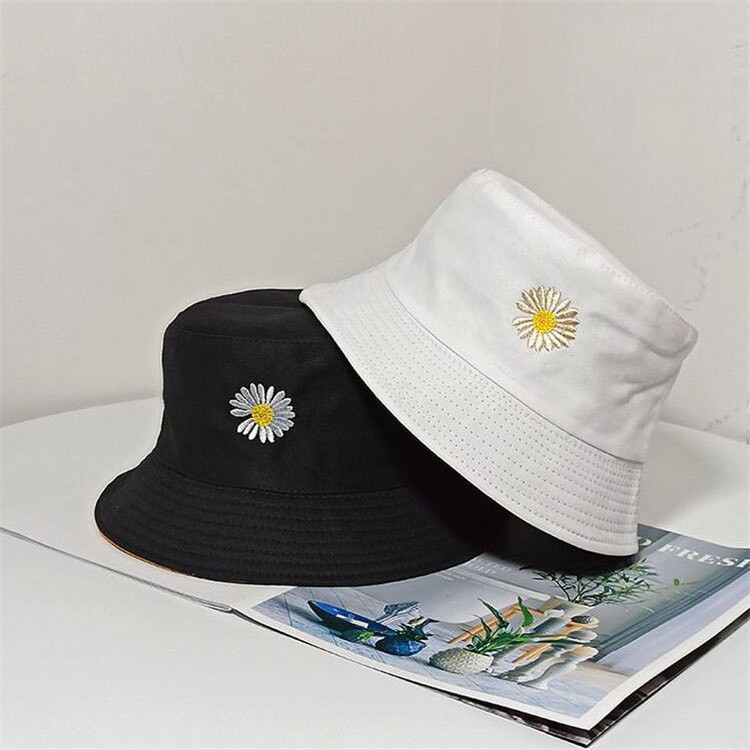 Mũ Bivota mũ bucket nam nữ 2 mặt hoa cúc cực phong cách MN17