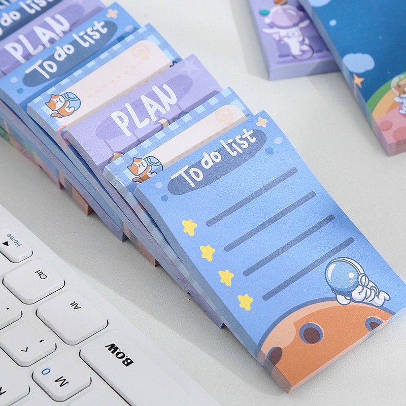 Tệp giấy note, giấy note hình cute Hàn quốc nhiều mẫu hình dễ thương