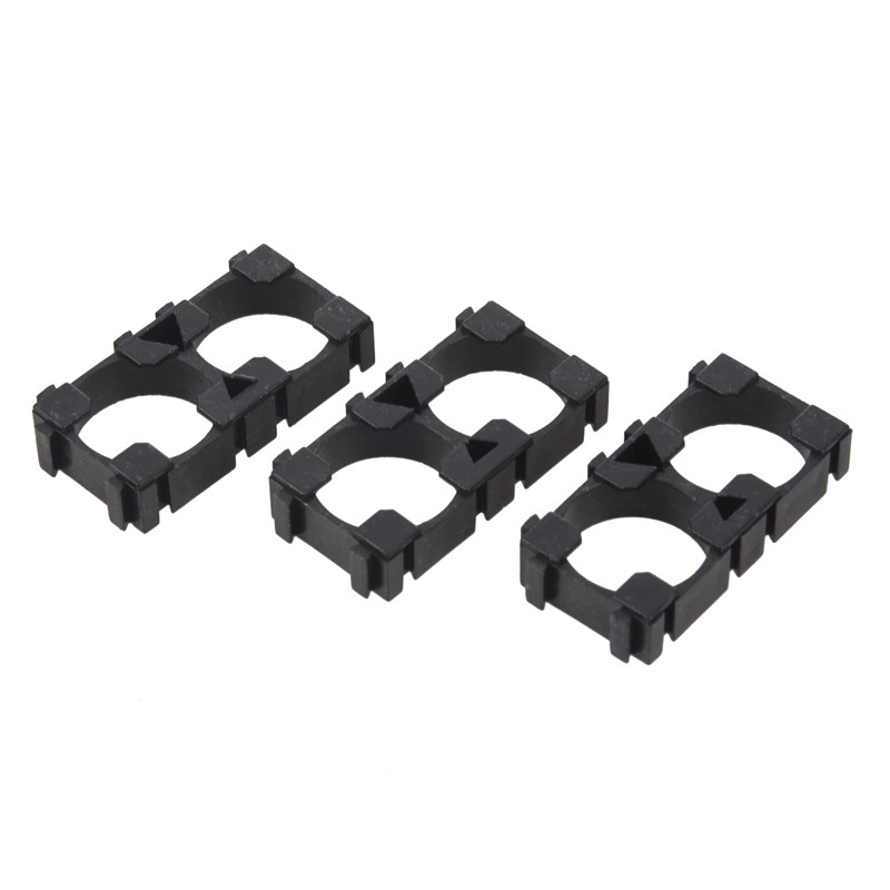 20x 18650 Lithium Battery Double Holder Bracket for Cell Pack Black | BigBuy360 - bigbuy360.vn