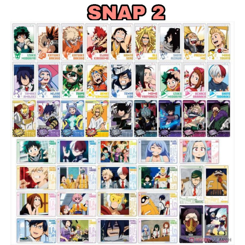 Gói card snapmide ngẫu nhiên Học Viện Siêu Anh Hùng  chính hãng