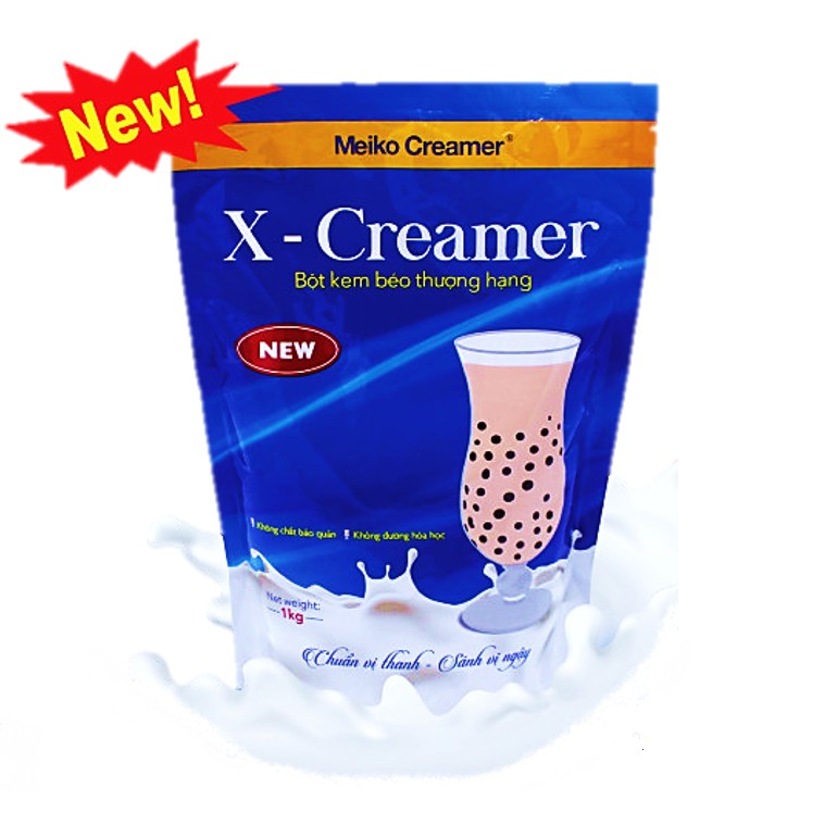 Bột Kem Béo Thượng Hạng X – CREAMER Pha Trà Sữa Ngon Tuyệt 1kg