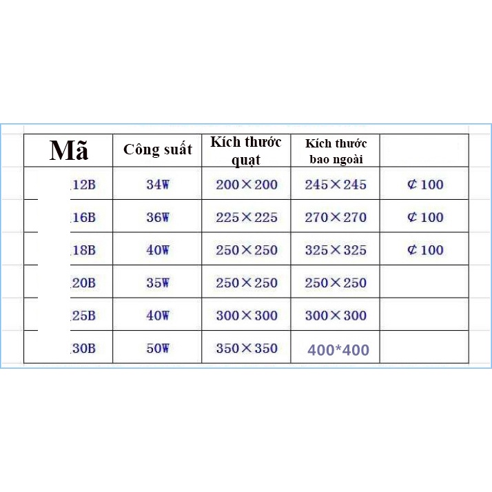 Dụng cụ Quạt hút mùi sơn 18B 40W âm trần phòng tắm nhà bếp