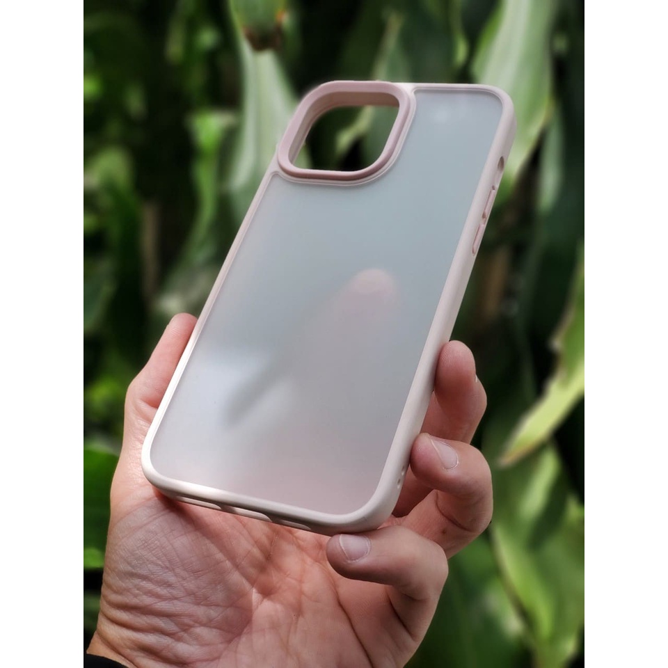 Ốp Lưng likGus nhám viền dẻo cho iPhone 13, 13 Pro, 13 Pro Max chống sốc, chống Vân tay Hàng chính hãng
