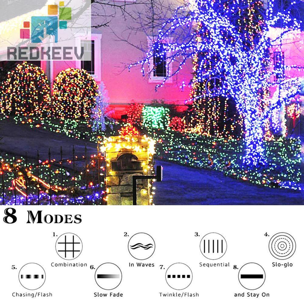 Dây đèn LED 20/50 bóng hình hoa anh đào sử dụng năng lượng mặt trời
