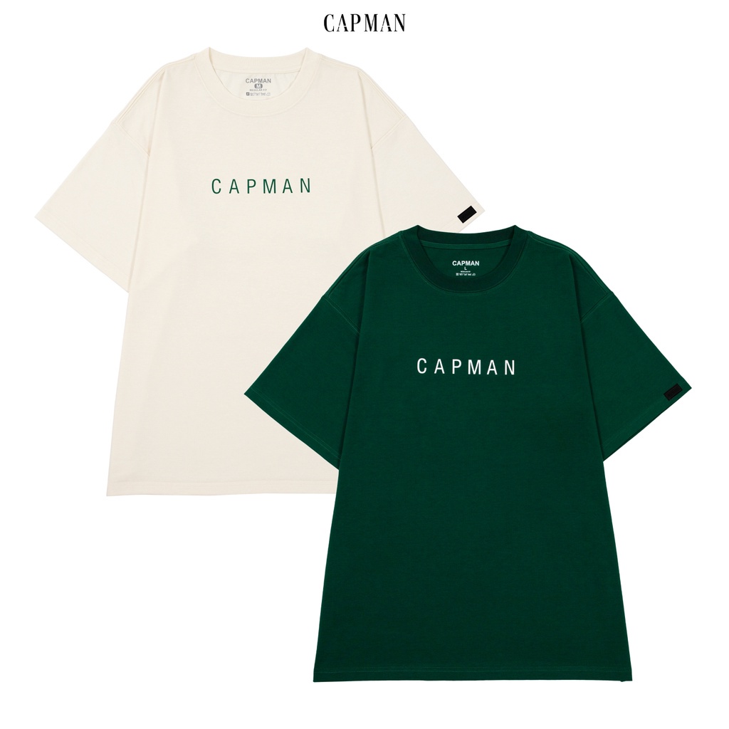 Áo thun unisex CAPMAN basic TEE phom rộng tay lỡ dành cho nam nữ ❗