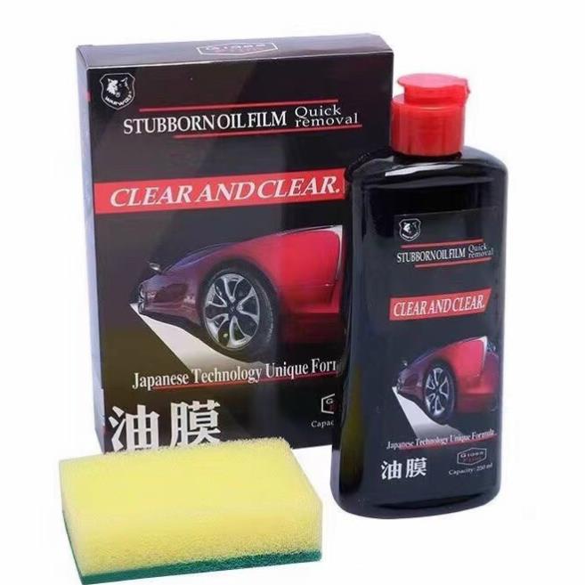 Tẩy Ố Kính Ô Tô STUBBORNOILFILM Clear And Clear - 200ML