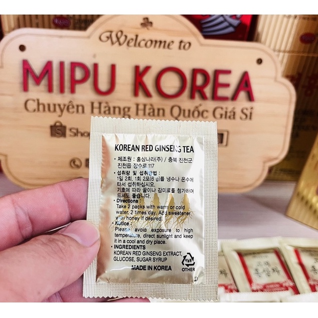 (Date 2/2025) Trà Hồng Sâm Hàn Quốc KGS 150G (3g x 50 gói).
