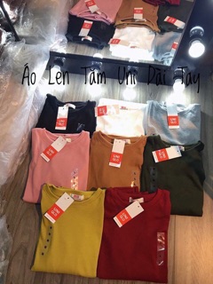 áo len gân dài tay