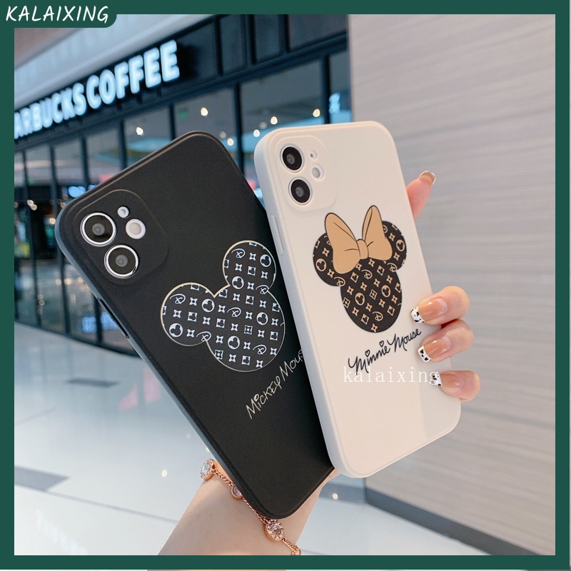 Ốp Điện Thoại Mềm Hình Vuông Đơn Giản Cho iPhone 11 / 12 / 13 Pro Max 12mini 13mini