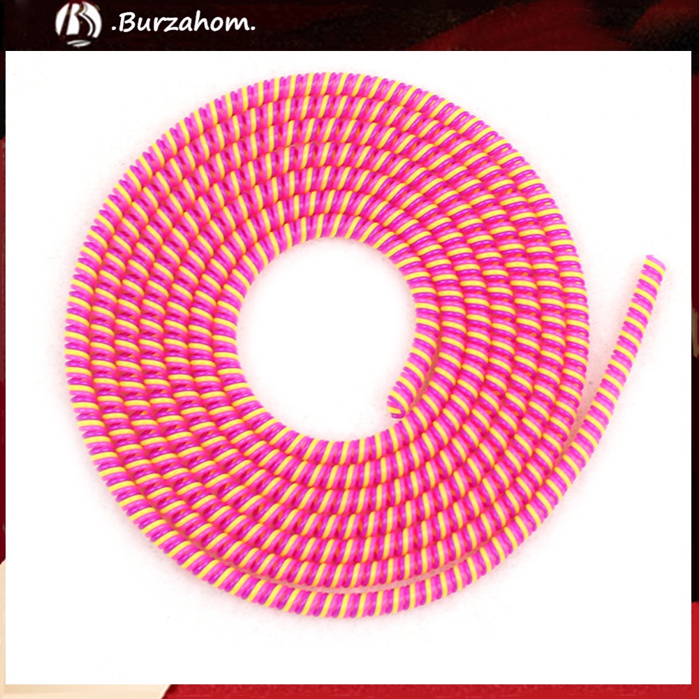 Bọc bảo vệ cáp sạc USB xoắn ốc nhiều màu sắc