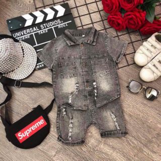 Bộ jean thiết kế cho bé