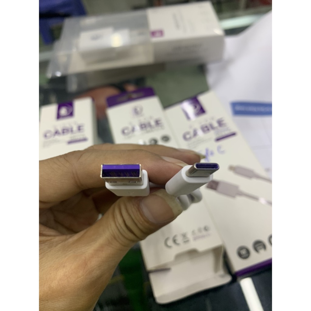 Cáp sạc nhanh Type C Bison, bảo hành 12 tháng