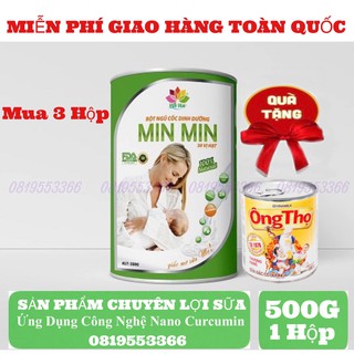 Ngũ cốc Lợi sữa MinMin 30 vị hạt công nghệ Nano curcumin NC5 chính hãng HD.Junnov NC5