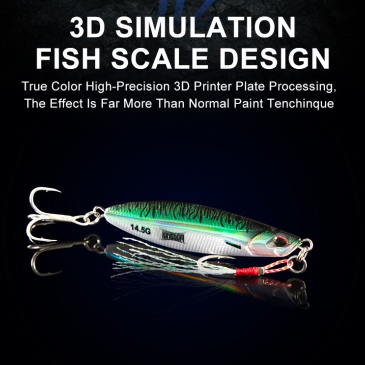Mồi Câu Cá Giả 3D Kingdom Bằng Nhựa Chất Lượng Cao 8g 11g 14.5g 22g