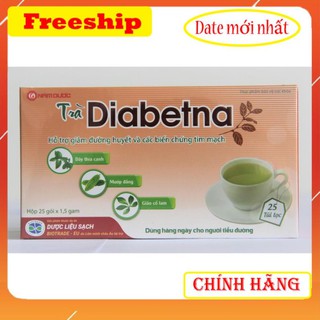 Trà Diabetna⚡Hỗ trợ điều trị đái tháo đường từ Dây thìa canh chuẩn hóa, mướp đắng, giảo cổ lam – Dạng túi lọc TIỆN LỢI