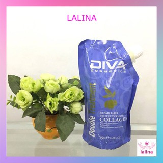 Kem ủ tóc hấp dầu collagen diva 500ml