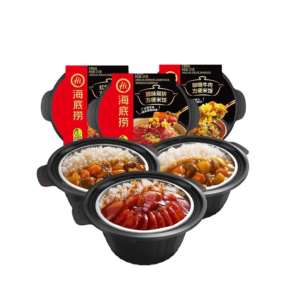 Cơm tự sôi haidilao chuẩn hương vị với lẩu tự sôi và gia vị cốt lẩu của haidilao