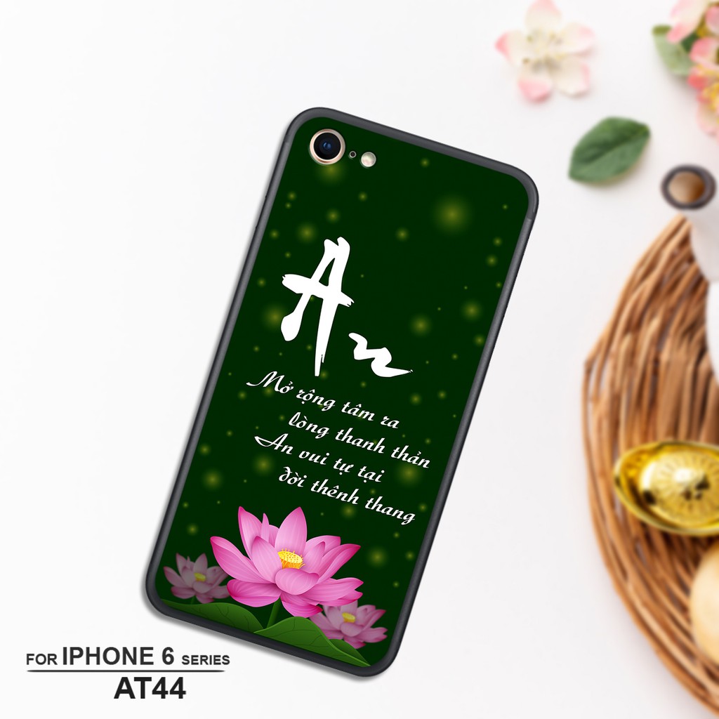 Ốp mặt lưng kính cường lực IPHONE 6/6s - 6/6s Plus - 7/8 - 7/8 Plus - X/Xs - Xr  in chữ thư pháp tâm đức | BigBuy360 - bigbuy360.vn