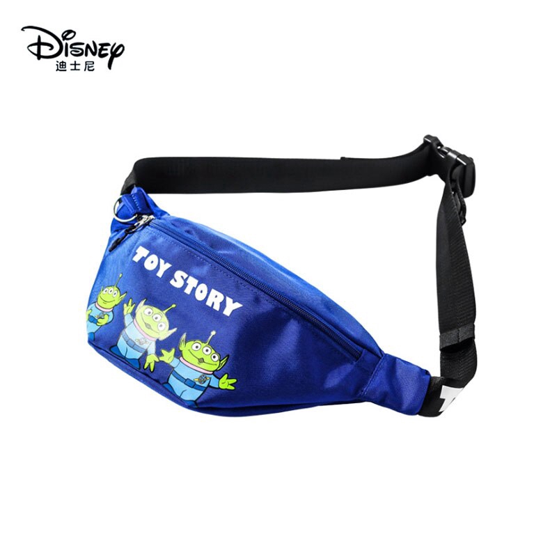 Genuine ủy quyền Disney Mickey Cartoon dễ thương Toy Story đa chức năng thời trang Trend Polyester Belt Bag