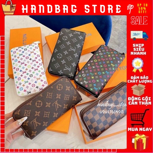 ❤️𝙁𝙍𝙀𝙀𝙎𝙃𝙄𝙋❤️ Ví dài LV cầm tay hàng Quảng Châu tuyển sỉ toàn quốc