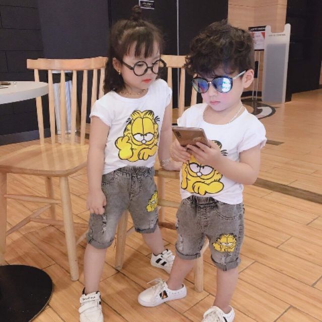 Sỉ bộ áo phông mèo