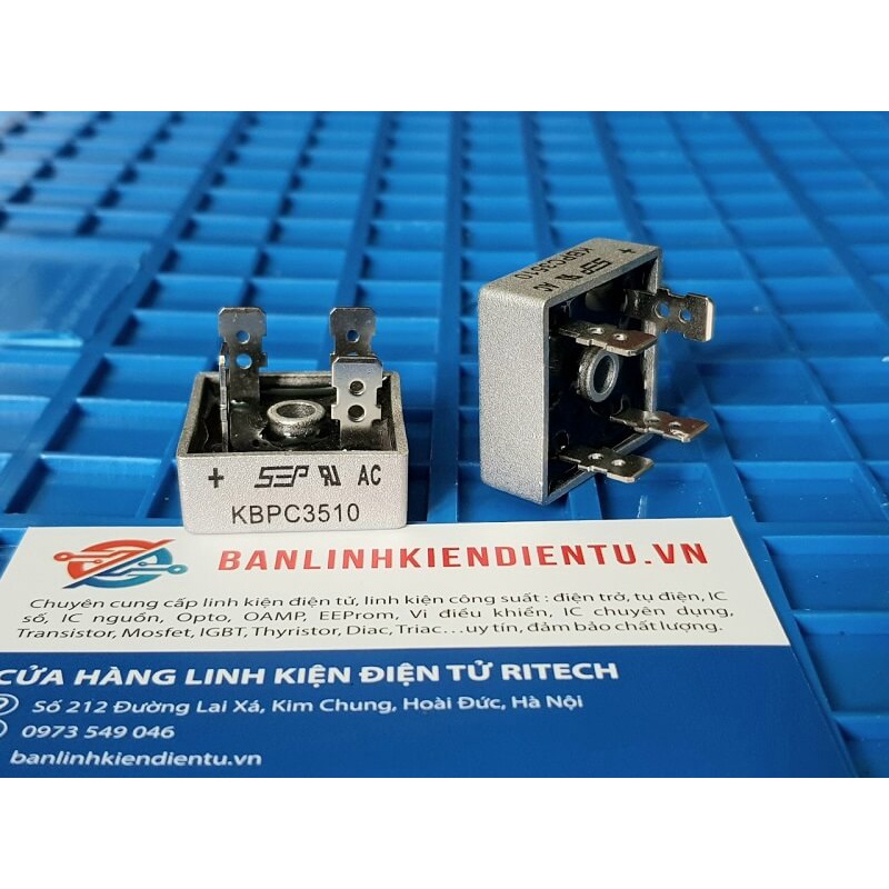 [Combo 2 con] KBPC3510 Diode Cầu 35A 1000V
