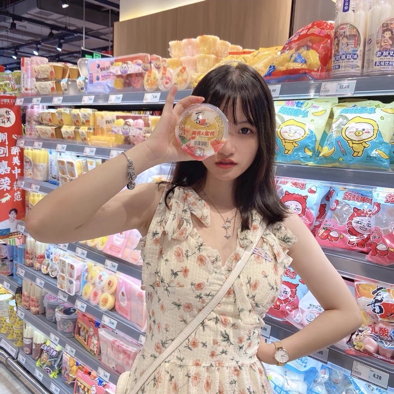 (Hàng Có Sẵn) Sét Váy Hai Dây Hoa Nhí Kèm Áo Khoác Cardigan Siêu Đẹp (Ảnh thật ở cuối) | BigBuy360 - bigbuy360.vn