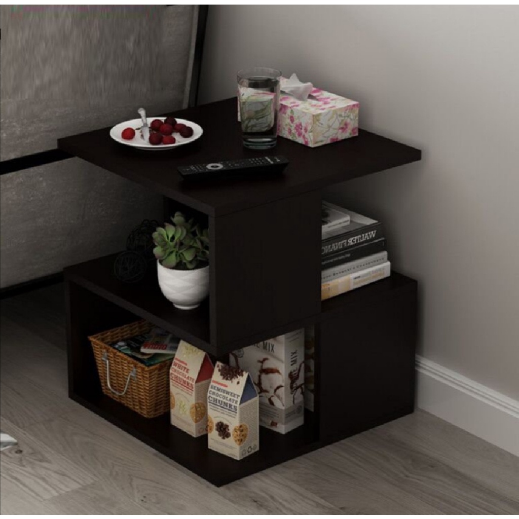 Kệ tủ đầu giường hình số 5. Kích thước 43,6 x 40 x 40cm. Chất liệu gỗ MDF chống thấm cao cấp không mối mọt