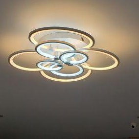 ĐÈN ỐP TRẦN TRANG TRÍ - ĐÈN ÁP TRẦN TRANG TRÍ PHÒNG KHÁCH 3 CHẾ ĐỘ SÁNG, CÓ ĐIỀU KHIỂN TIỆN DỤNG