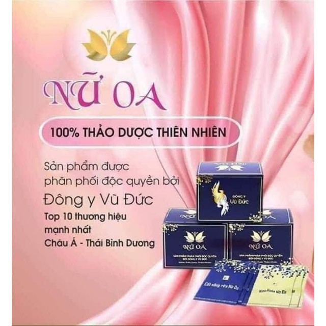 Phụ khoa Nữ Oa 6v + 6 cốt xông + bao tay