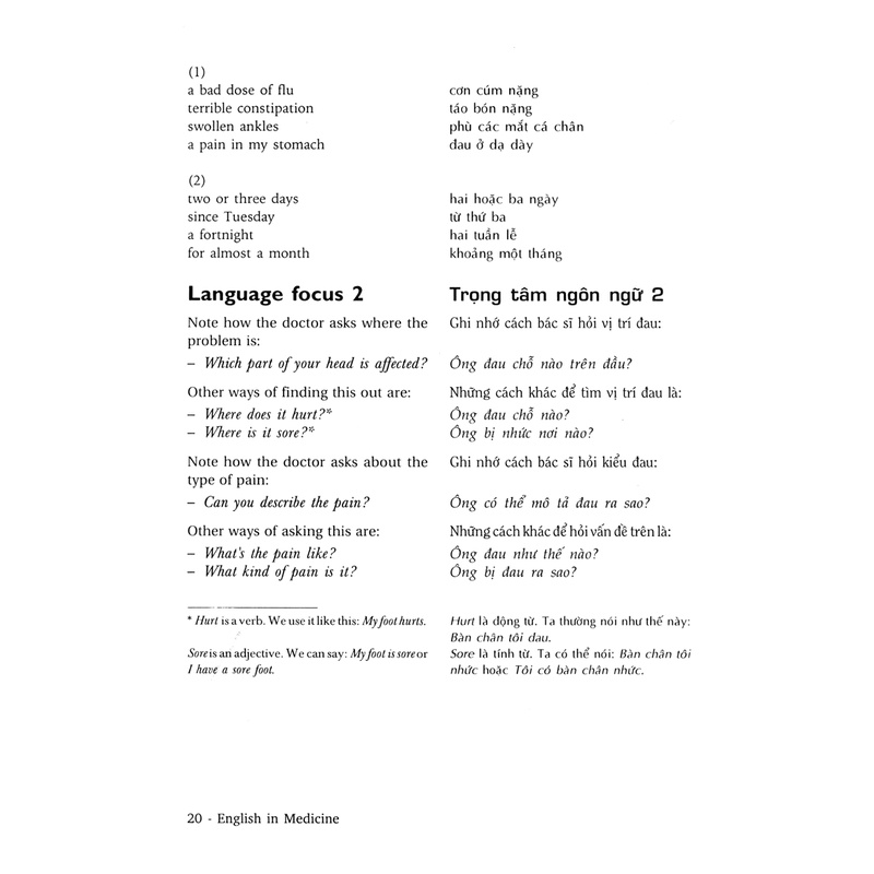 Sách Tiếng Anh Trong Y Khoa - English In Medicine