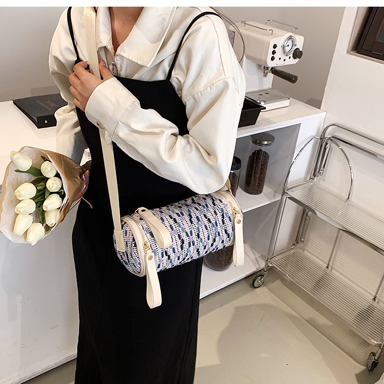 Túi Đeo Vai Hình Trụ Thời Trang Dễ Phối Đồ Cho Nữ
