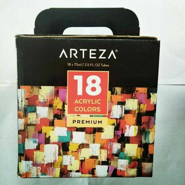 Bộ 18 Màu Acrylic Arteza 75ml/Tuýp