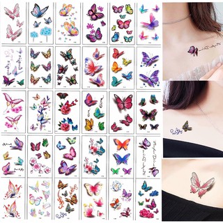 Set 30 hình xăm dán, xăm giả, tatoo mini chống thấm nước