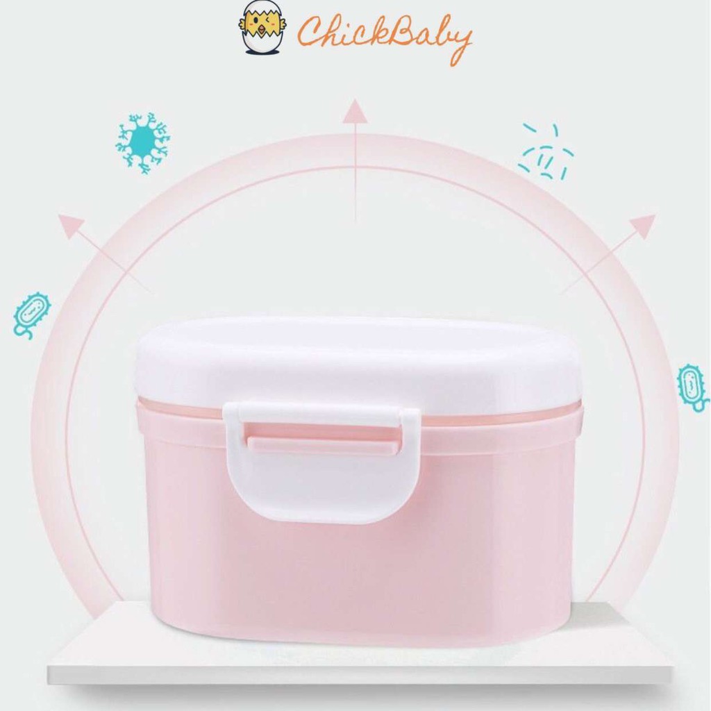 Hộp đựng sữa bột cho bé kín hơi không thấm nước nhỏ gọn ChickBabyShop