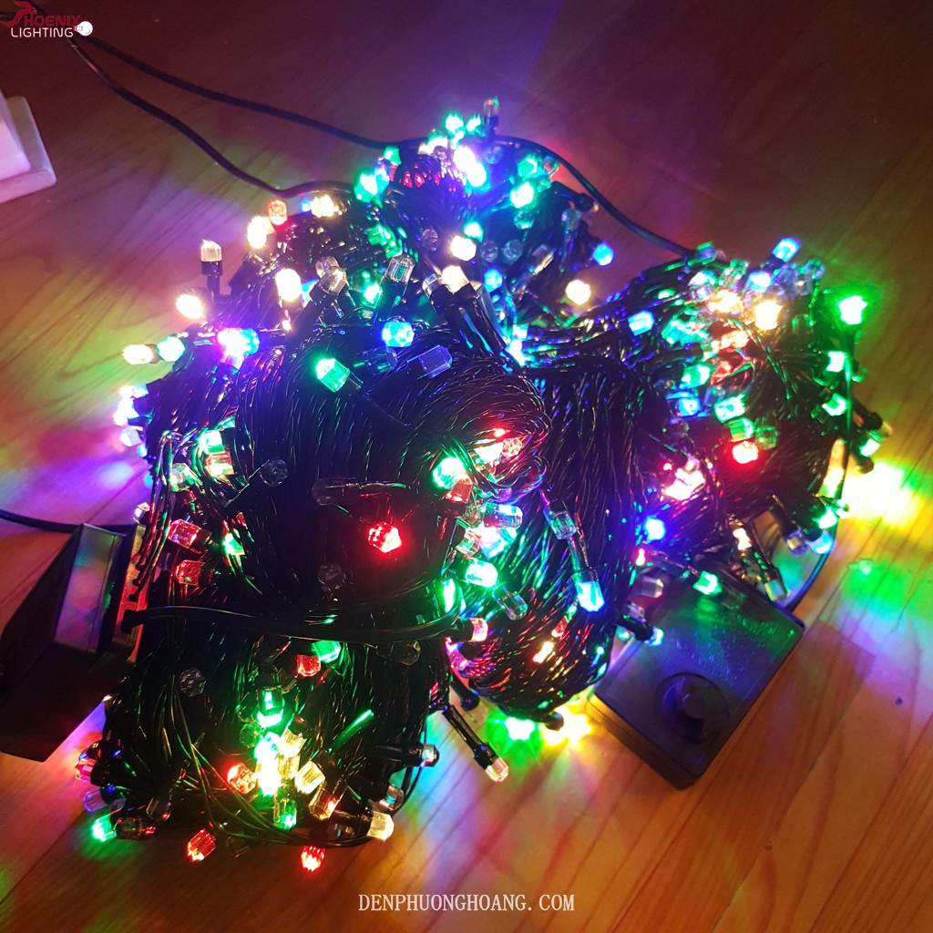 DÂY LED NHÁY KIM CƯƠNG TRANG TRÍ CUỐN CÂY NGOÀI TRỜI DỊP LỄ TẾT, NOEL