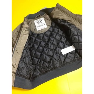 Áo bomber xanh rêu bé trai