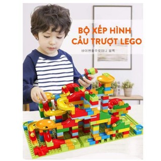 Bộ logo xếp hình cầu trượt dành cho bé